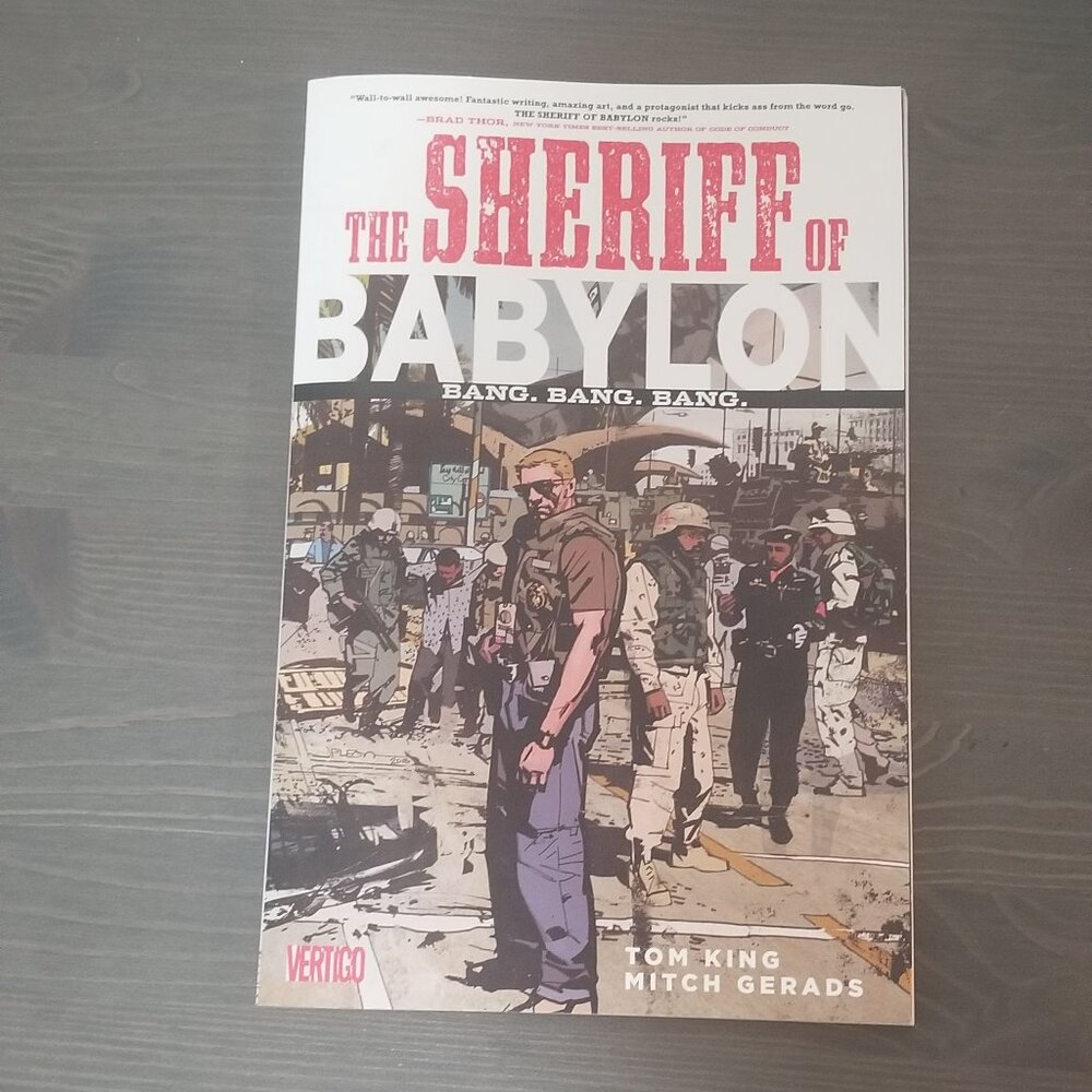 Sheriff of Babylon vol. 1 SIGNED by Tom King and Mitch and Mitch Gerads